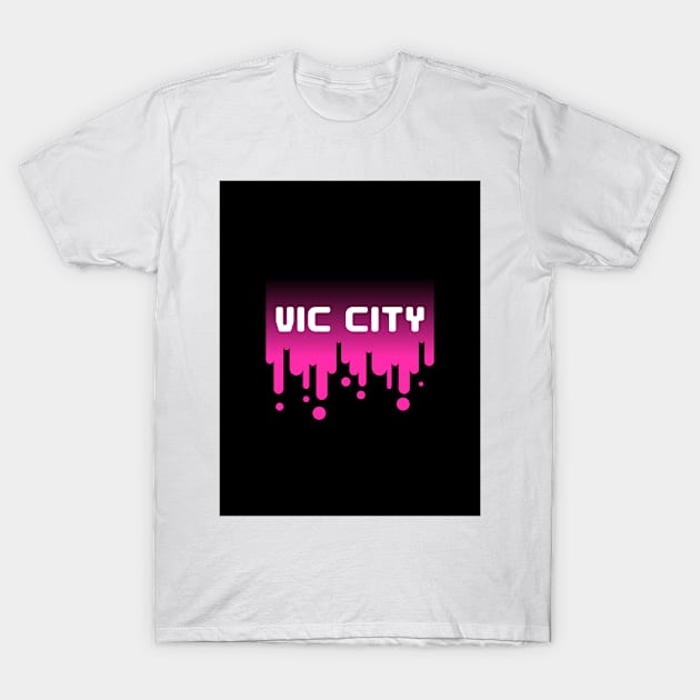 Retro Vic City T-Shirt by Christina's Designs